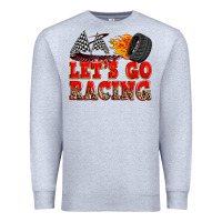 Heather Grey let's go racing Premium Sweatshirt - Zillion Design Studio