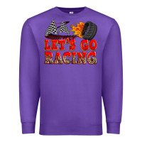 Purple let's go racing Premium Sweatshirt - Zillion Design Studio