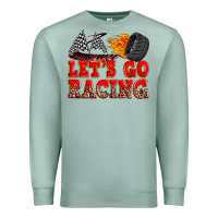 Seafoam let's go racing Premium Sweatshirt - Zillion Design Studio
