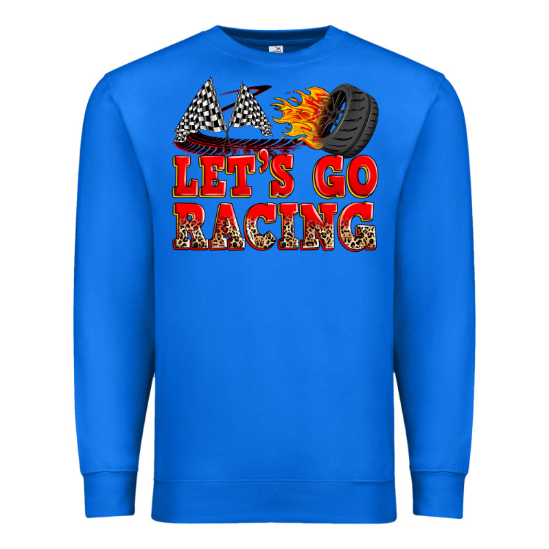 Let's Go Racing Premium Sweatshirt by Zillion Design Studio | Teevron
