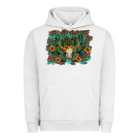 Pigment Lunar Rock leopard bull skull cactus sunflowers Urban Hoodie - AdoDesignShop