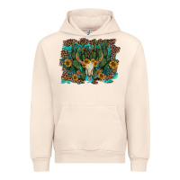 Sandshell leopard bull skull cactus sunflowers Urban Hoodie - AdoDesignShop