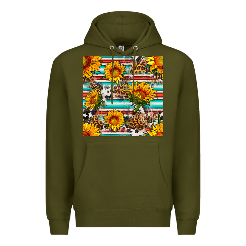 Serape Leopard Seamless Pattern Premium Hoodie by BundleAndBundleShop | Teevron