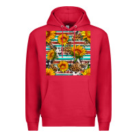 Cardinal serape leopard seamless pattern Premium Hoodie - BundleAndBundleShop