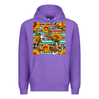 Purple serape leopard seamless pattern Premium Hoodie - BundleAndBundleShop
