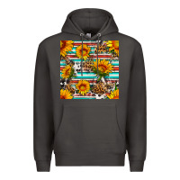 Smoke serape leopard seamless pattern Premium Hoodie - BundleAndBundleShop