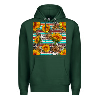Sports Green serape leopard seamless pattern Premium Hoodie - BundleAndBundleShop