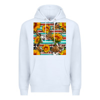 White serape leopard seamless pattern Premium Hoodie - BundleAndBundleShop