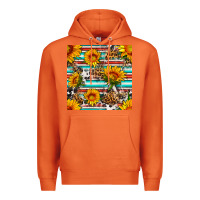 Carrot serape leopard seamless pattern Premium Hoodie - BundleAndBundleShop