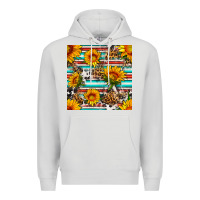 Dove Grey serape leopard seamless pattern Premium Hoodie - BundleAndBundleShop