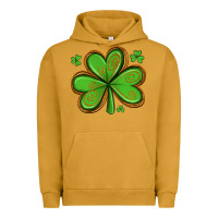 Pigment Peanut Butter st patricks day shamrock with glitter Urban Hoodie - Artiststas