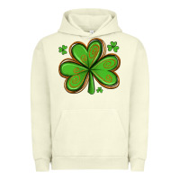 Pigment Pistachio st patricks day shamrock with glitter Urban Hoodie - Artiststas