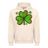 St Patricks Day Shamrock With Glitter Urban Hoodie | Teevron