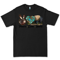 Black Peace lLve Bison Premium Tee - LillyAllenDesigns