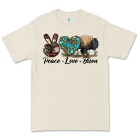 Peace Llve Bison Premium Tee | Teevron