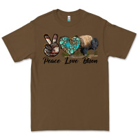 Cacao Peace lLve Bison Premium Tee - LillyAllenDesigns