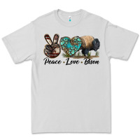 Dove Grey Peace lLve Bison Premium Tee - LillyAllenDesigns
