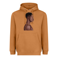 Meerkat afro black man Heavyweight Hoodie - texasbilliewilder