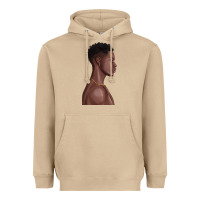 Mushroom afro black man Heavyweight Hoodie - texasbilliewilder