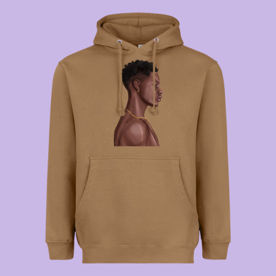 Heavyweight Hoodie afro black man