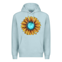 Blue Mist sunflower gemstone Premium Hoodie - JahusDesignShop
