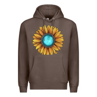 Coffee sunflower gemstone Premium Hoodie - JahusDesignShop