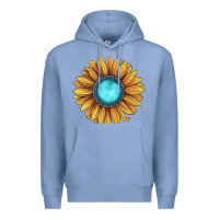 Colony Blue sunflower gemstone Premium Hoodie - JahusDesignShop