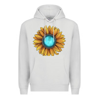 Dove Grey sunflower gemstone Premium Hoodie - JahusDesignShop