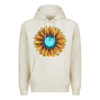 Oatmeal Heather sunflower gemstone Premium Hoodie - JahusDesignShop