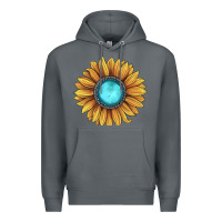 Rock sunflower gemstone Premium Hoodie - JahusDesignShop