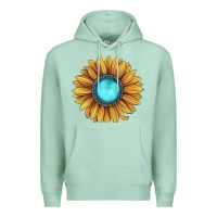 Seafoam sunflower gemstone Premium Hoodie - JahusDesignShop