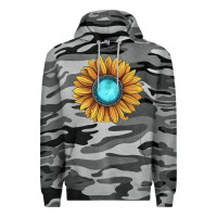 Slate Camo sunflower gemstone Premium Hoodie - JahusDesignShop