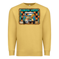 Antique Gold pumpkin season truck Premium Sweatshirt - RanaPortraitStore