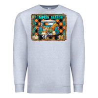 Heather Grey pumpkin season truck Premium Sweatshirt - RanaPortraitStore