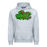 Heather Grey st patricks day lucky western hearts Urban Hoodie - Artiststas
