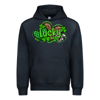Navy st patricks day lucky western hearts Urban Hoodie - Artiststas