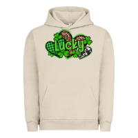 Pigment French Oak st patricks day lucky western hearts Urban Hoodie - Artiststas