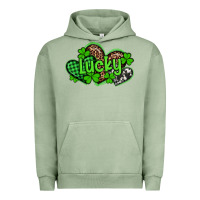 St Patricks Day Lucky Western Hearts Urban Hoodie | Teevron