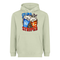 Matcha stars and stripes beer Heavyweight Hoodie - Zillion Design Studio