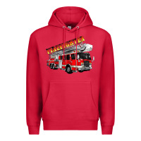 Cardinal firefighter fire truck Premium Hoodie - Artiststas