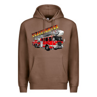 Chestnut firefighter fire truck Premium Hoodie - Artiststas