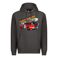 Smoke firefighter fire truck Premium Hoodie - Artiststas