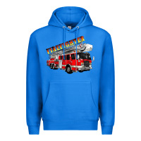 True Royal firefighter fire truck Premium Hoodie - Artiststas