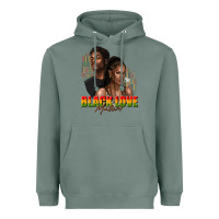 Sage afro black love matters Heavyweight Hoodie - texasbilliewilder