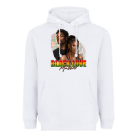 White afro black love matters Heavyweight Hoodie - texasbilliewilder
