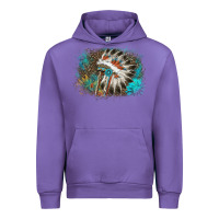 Tulip indian headress sunflower leopard Urban Hoodie - AdoDesignShop