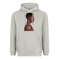 Moon Dust afro black man Heavyweight Hoodie - texasbilliewilder