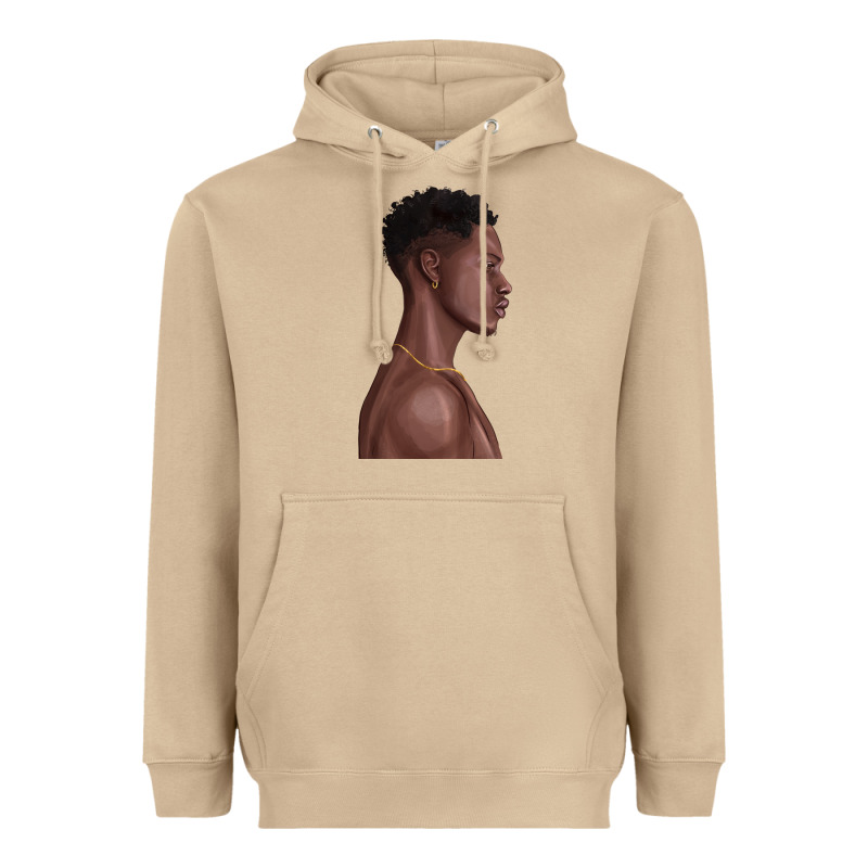 Afro Black Man Heavyweight Hoodie by texasbilliewilder | Teevron