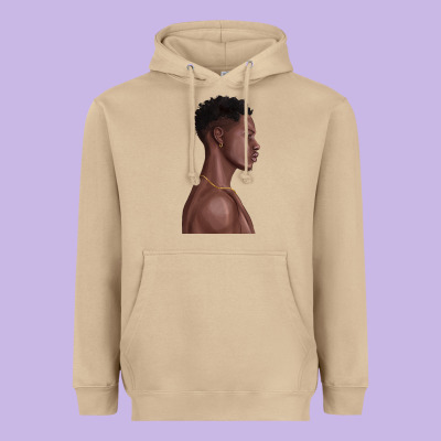 Heavyweight Hoodie afro black man