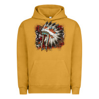 İndian Headress Cowhide Urban Hoodie | Teevron